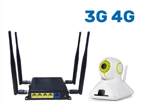 סט ראוטר סלולרי H15+ מצלמת ינשוף 200